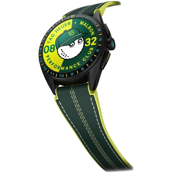 TAG Heuer Connected Calibre E4 45MM x Malbon Golf Edition