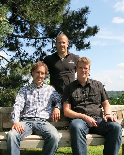 Achim Huber, Jonas Nydegger and Stephan Kussmaul