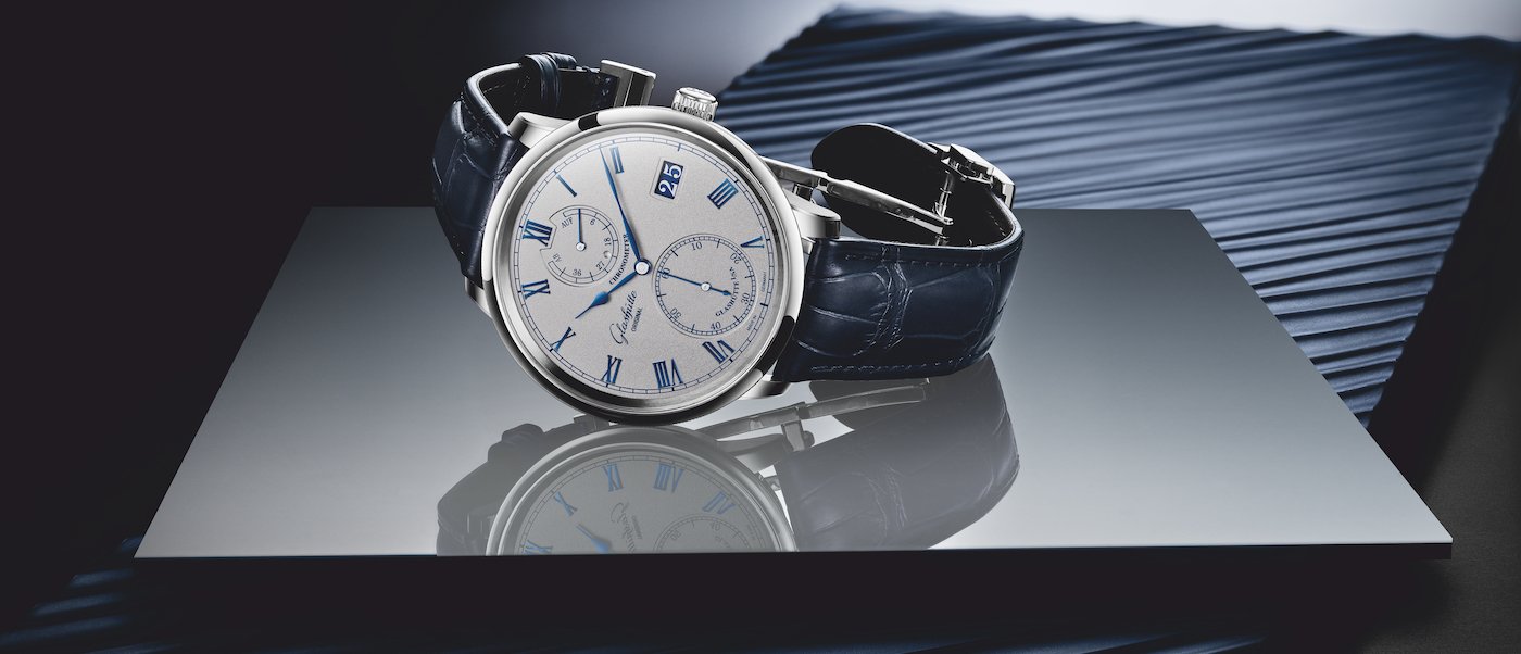 Glashütte Original presents the silver blue Senator Chronometer