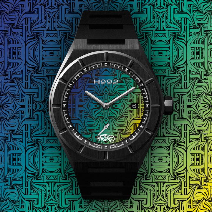 H992 x Astro H1 limited edition blends urban art and Swiss watchmaking