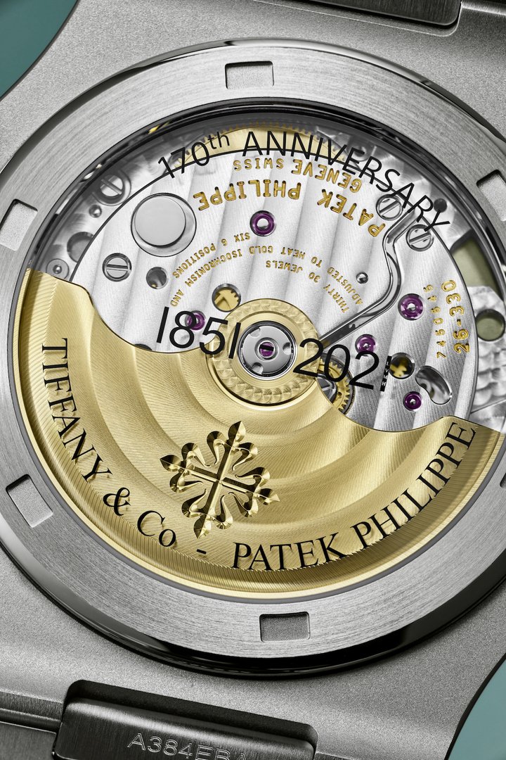 Patek Philippe partners with Tiffany & Co. for an exclusive Nautilus