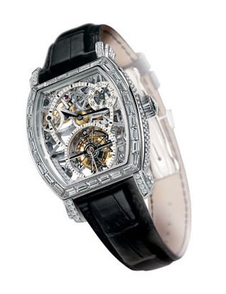 OPENWORKED GEM-SET TOURBILLON by Vacheron Constantin